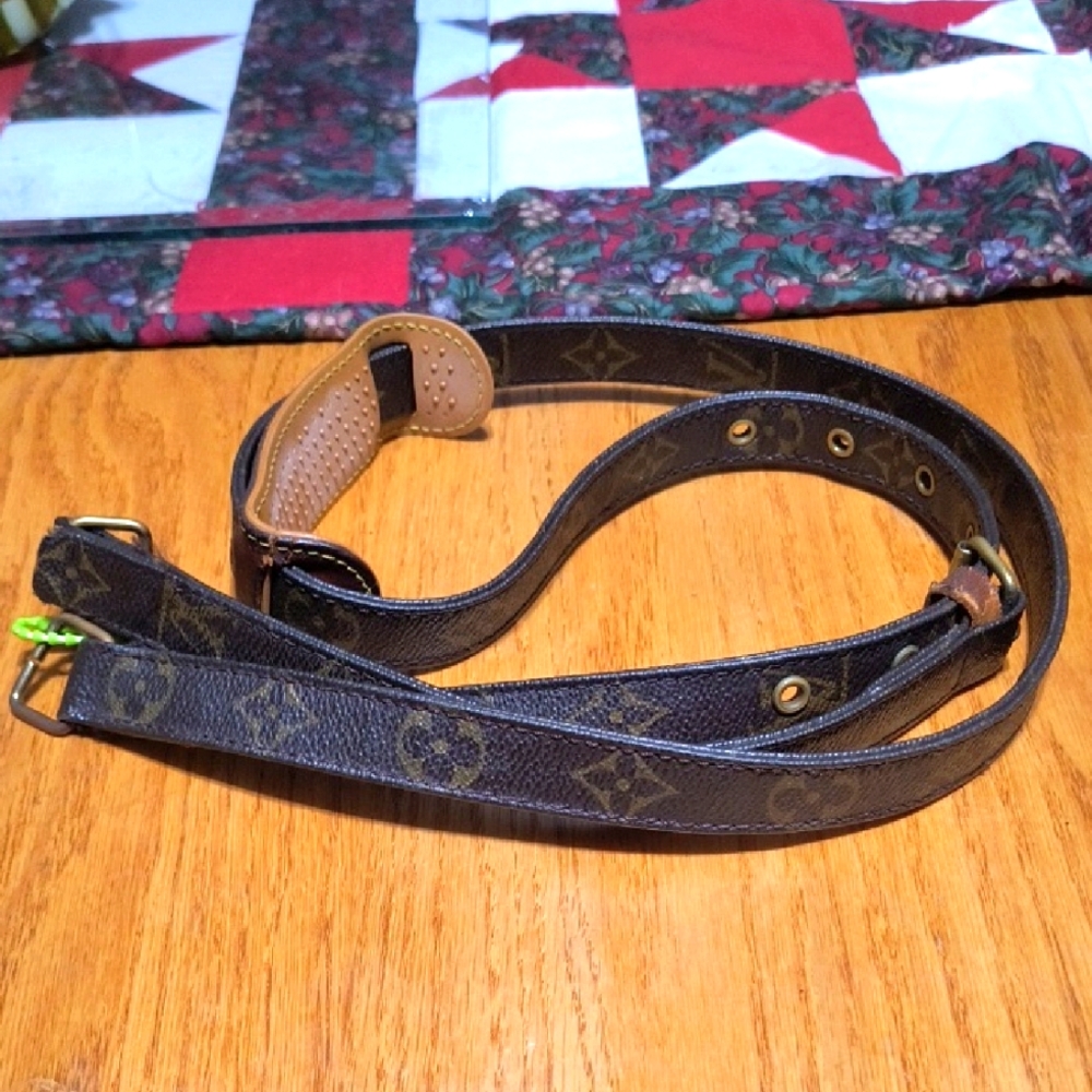 Monogram Brown Shoulder Strap
